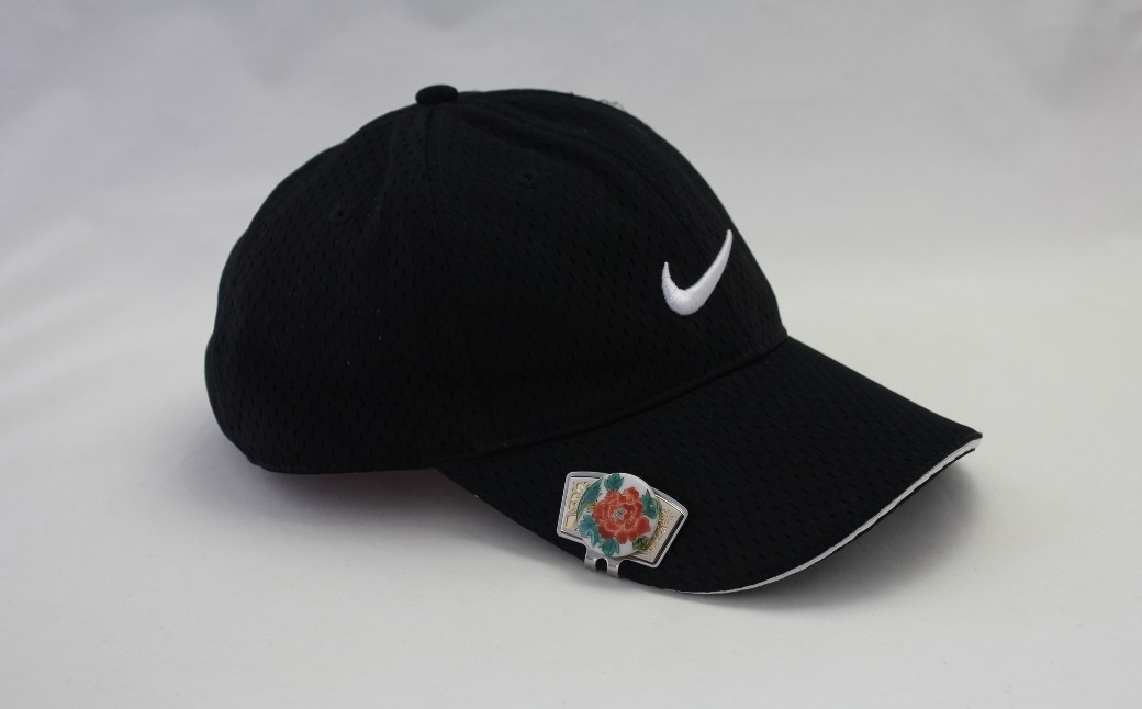 彩華-SAIGA-ボールマーカー牡丹（九谷焼作家：越田秀平）