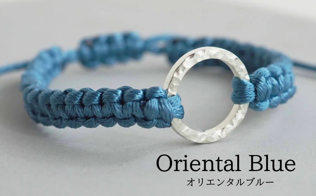 Bracelet -Dawn- Oriental Blue シルバー ブレスレット【オリエンタルブルー】