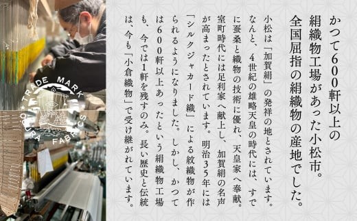 【明治28年創業の伝統と歴史のある絹織物メーカーがつくる扇子】絹紋紗 扇子（黒）