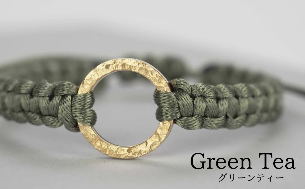 Bracelet -The SUN- Green Tea ゴールド ブレスレット【グリーンティー】