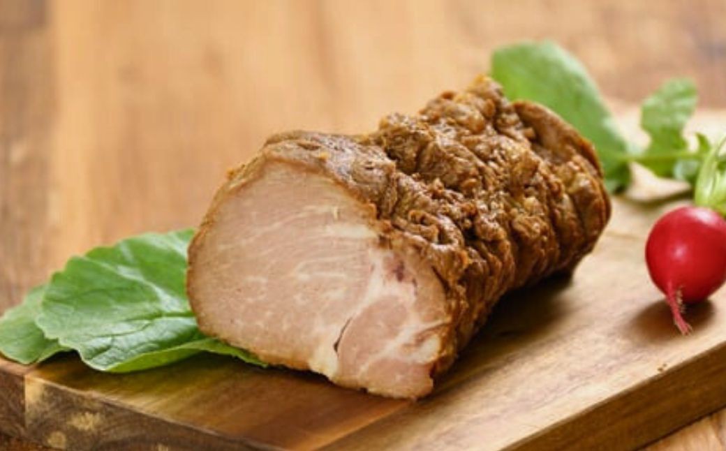 焼豚屋本舗の焼豚 【「赤」 2本】 タレ付き | 焼豚 チャーシュー 叉焼 | 石川県 小松市 【焼豚屋本舗】