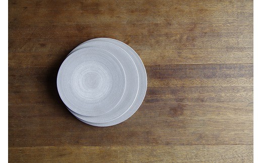 【天然素材100％の手仕事】CONCRETE CERAMIC Plate S 