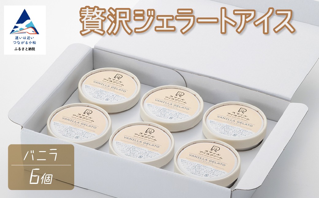 贅沢ジェラートアイス バニラ 6個セット