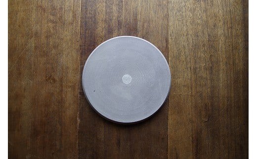 【天然素材100％の手仕事】皿 プレート CONCRETE CERAMIC Plate M 