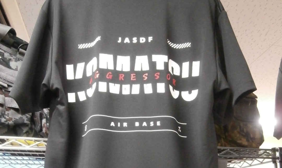 小松基地オリジナルアグレッサーTシャツ 黒（Mサイズ）