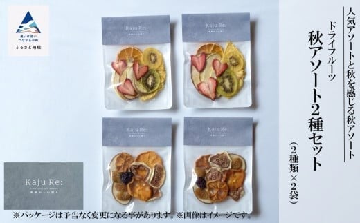 Kaju Re: ドライフルーツ 秋アソート2種セット フルーツ 旬の果物 ｜ 石川県 小松市 【Kaju Re:】