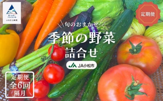 野菜定期便《JA小松市（隔月） 定期便６ヶ月》季節の野菜詰合せ 6回