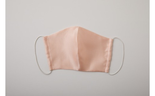 【大正2年創業の絹織物メーカーがつくるマスク】SILK MASK 007015　Light Pink/ライトピンク　1枚