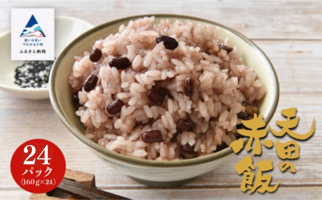 赤飯 小松市産 天田の赤飯パック 160g 24個入り | 石川県 小松市 【JA小松市】