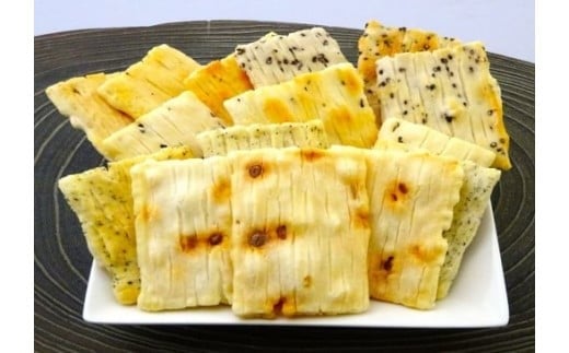 素焼き 加賀かきもち 5種詰合せ 15枚入り 箱入り｜石川県 小松市 有限会社加賀かきもち丸山