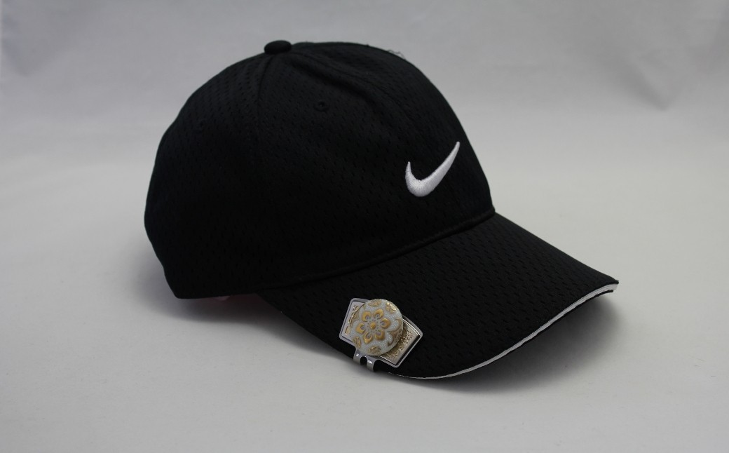 彩華-SAIGA-ボールマーカー白粒（九谷焼作家：仲田錦玉）