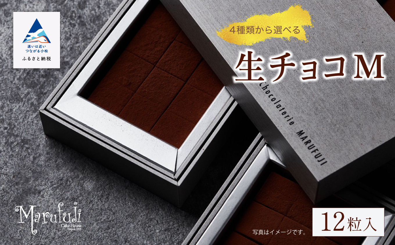 チョコレート スイーツ お菓子 「お好きなお味を1つ選べる」生チョコ《M》12粒 x 1箱／アールグレイ