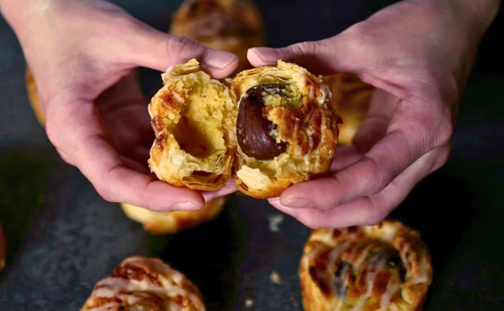 丸ごと栗のマロンパイ（9個入） | スイーツ 栗 パイ マロンクリーム | 石川県 小松市 【株式会社パティスリーロリアン】