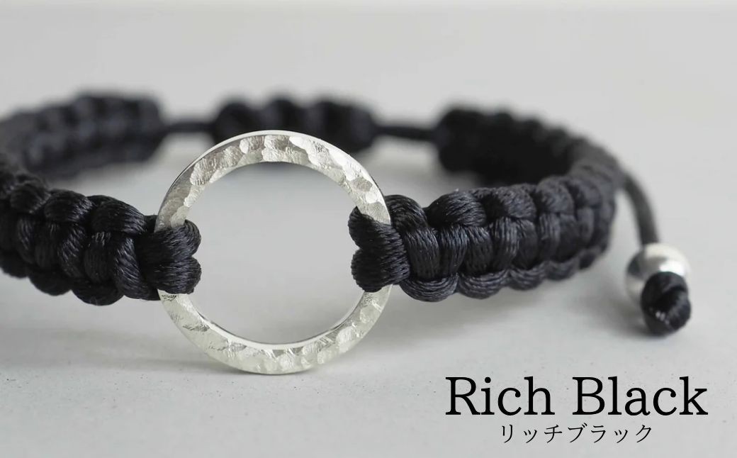 Bracelet -Dawn- Rich Black シルバー ブレスレット【リッチブラック】