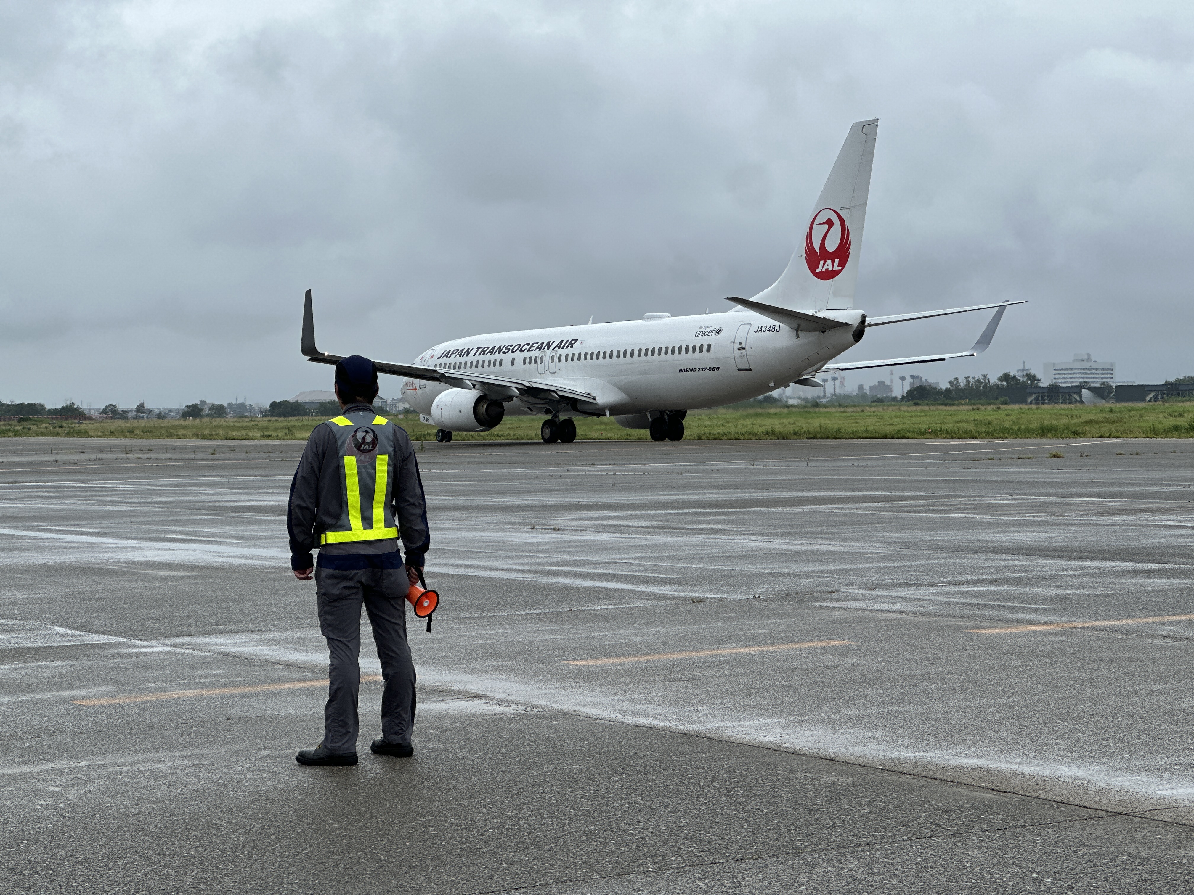 JALスタッフと一緒に小松空港見学会 026029