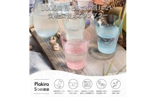 ゆらぎタンブラーS Two Tones パステルA 2個セット タンブラー セット 240ml コップ 割れない 保証書付き オレンジ ターコイズ 日本製 贈り物 ギフト F6P-2019