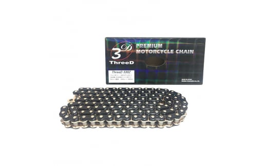 プレミアム モーターサイクルチェーン ThreeD スリード 530Z/3D BK;GP 120L MLJ カスタムパーツ 部品 モーターサイクル用 バイクチェーン チェーン 日用品 日本製 F6P-3161