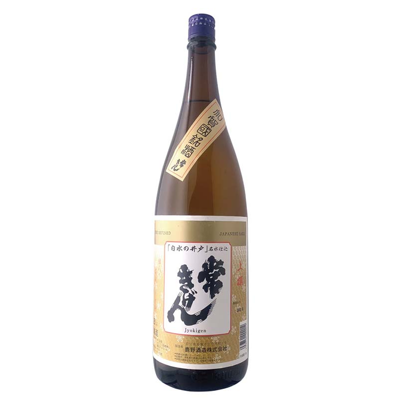 常きげん 上撰 1.8L 箱入 国産 日本酒 1800ml ご当地 地酒 酒 アルコール 鹿野酒造 晩酌 F6P-1397