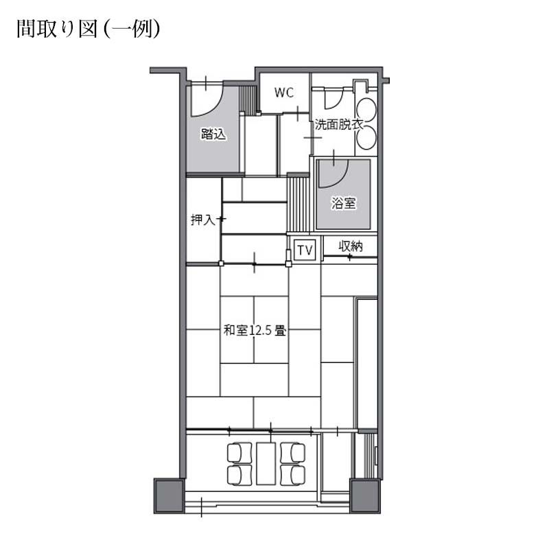 【瑠璃光】スタンダード客室「月の棟」和室（1泊2食付ペア宿泊券・平日限定） F6P-1119