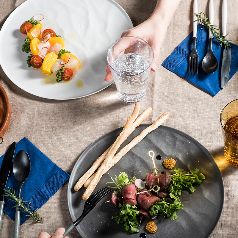 ARASカトラリー ペアセット【カラー：グリーングレー】 カトラリー