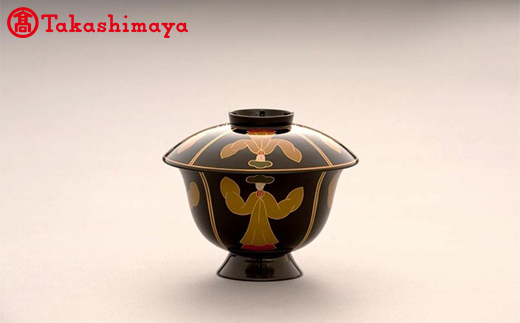 山中漆器〉辻 石斎 北大路魯山人写し 唐人椀（からびとわん）【高島屋