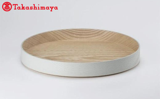 〈畑漆器店〉BORDER TRAY B lightgray トレイ1枚【高島屋選定品】 おぼん トレー F6P-3249
