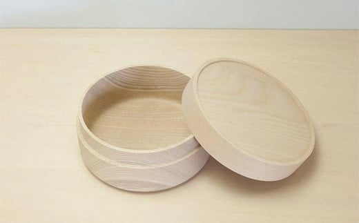 〈畑漆器店〉SOJI hako Ｌ natural　キャニスター1段【高島屋選定品】 小物入れ 重箱 お弁当箱 F6P-3245