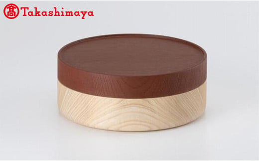 〈畑漆器店〉SOJI hako Ｌ chocolateキャニスター1段【高島屋選定品】 小物入れ 重箱 お弁当箱 F6P-3247
