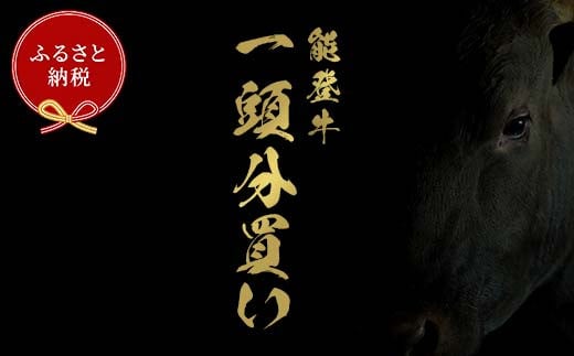 【和牛セレブ】能登牛 一頭買い（一括配送） 【2026年1月以降発送】牛肉 最高級 一頭買い  黒毛和牛 能登牛 和牛セレブ F6P-2156