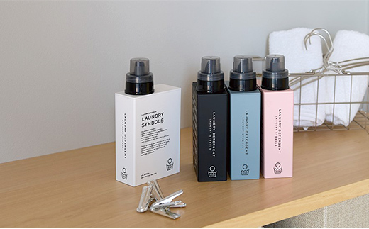 LAUNDRY SYMBOLS 2本セット ピンク×ブラック 山中漆器 山中塗 ランドリーボトル ディスペンサー おしゃれ ギフト F6P-3031