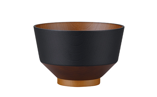 和の色 汁椀 漆黒５客セット 汁椀 日本製 飯椀 取り皿 お椀 椀 漆器 伝統工芸 工芸品 F6P-2576