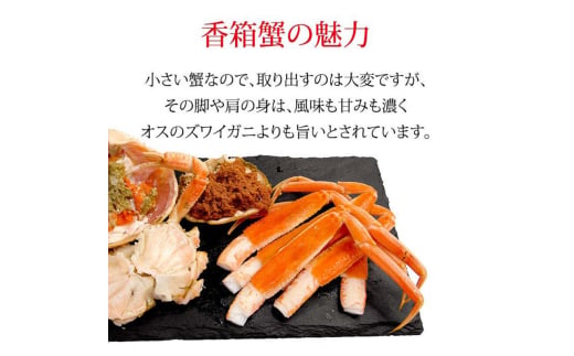 石川県産 香箱蟹 せいこ 訳あり 大きめ 1kg 5～6匹 詰合せ 11月10日～12月15日発送 浜茹で 産地直送 F6P-2774