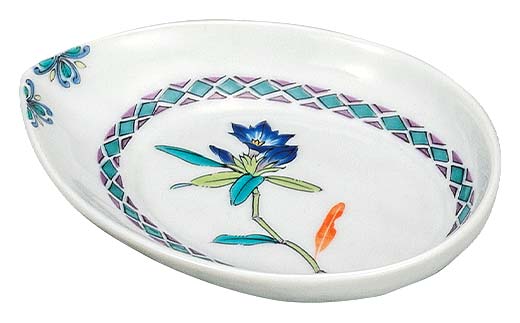 九谷焼 皿揃 草花絵変り 5枚組 食器 お皿 日本製 ギフト プレゼント F6P-2847