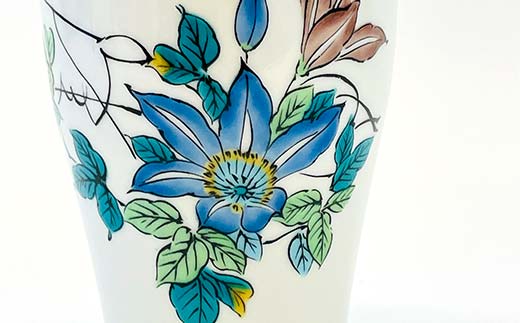 九谷焼 フリーカップ 鉄仙 食器 コップ 日本製 ギフト プレゼント F6P-2877