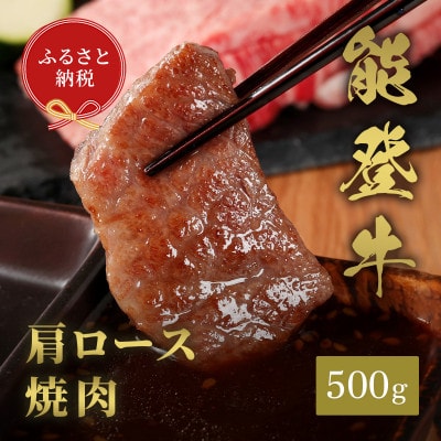 【和牛セレブ】能登牛 牛肩ロース 焼肉 500g【配送不可地域：離島】【1556787】