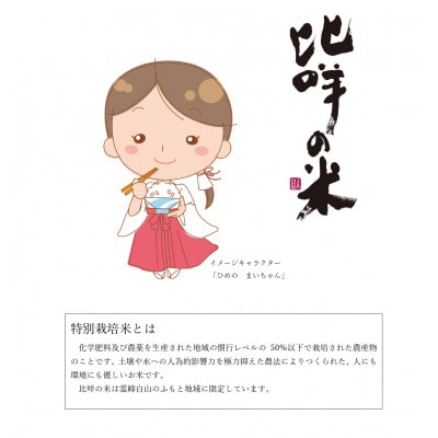 特別栽培米　ヒメの米(白山麓コシヒカリ)精米5kg【1596858】