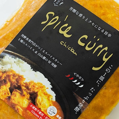 発酵スパイスカレー6個 ★5種のスパイスと白山麓のW発酵 芳醇な香り&クセになる旨辛 グルテンフリー【配送不可地域：離島】【1376653】