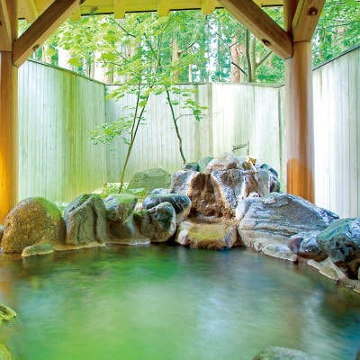 【貸切風呂利用付】デイユース5時間客室休憩&いろり炭火ランチ日帰りプランペア利用券【金沢から1時間】【1347315】