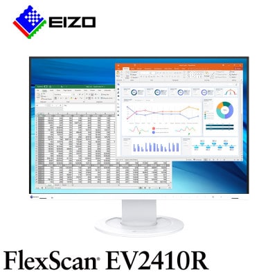 EIZO 24.1型(1920×1200)液晶モニター FlexScan EV2410Rホワイト【1611371】