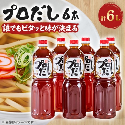 プロだし1000ml　6本セット【配送不可地域：離島】【1087579】
