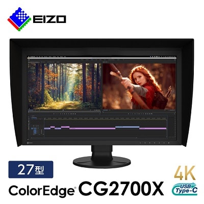 【国内生産】EIZO 27型4Kカラーマネージメント液晶モニター ColorEdge CG2700X【1346451】
