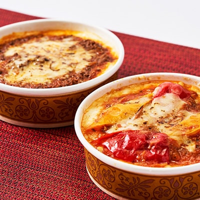 幸せ運ぶレストラン　石川県産コシヒカリ使用旨辛チキンドリア・ミラノ風ドリアセット【2種各2個セット】【配送不可地域：離島】【1256458】