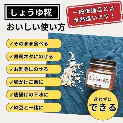白山麓のしょうゆ糀 & 塩こうじ 4個 (各2個)【配送不可地域：離島】【1352826】