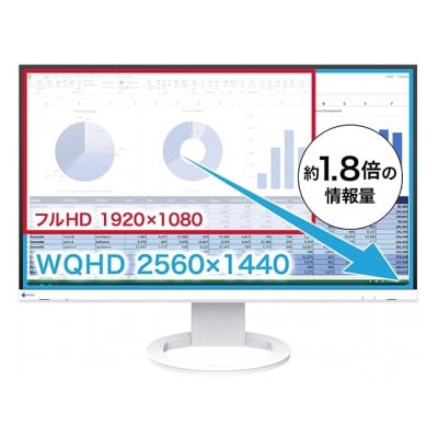 EIZO USB Type-C謳ュ霈27蝙区カイ譎カ繝「繝九ち繝シ FlexScan EV2720S 繝悶Λ繝繧ッ縲1609242縲
