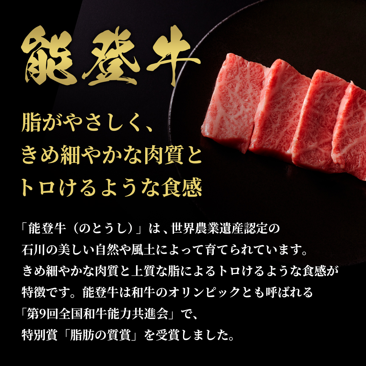 肉【和牛セレブ】能登牛 牛肩ロース 焼肉 300g 肩ロース 黒毛和牛 霜降り ギフト 石川県 能美市