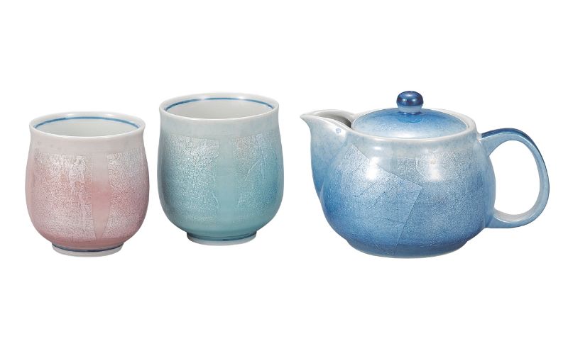 九谷焼 くつろぎ揃・銀彩