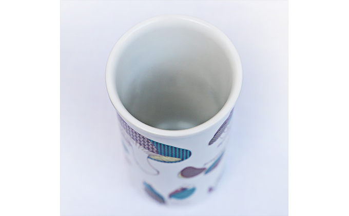 夢醸 純米酒　KUTANI SAKE CUP 海の幸 お酒 日本酒 食器 アルコール 九谷焼の酒カップ 