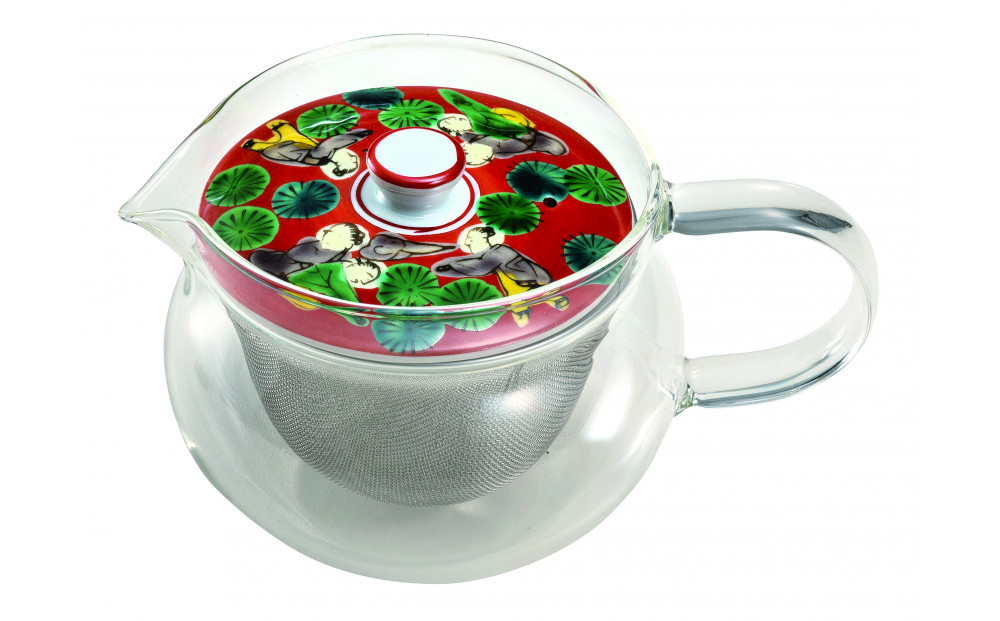 九谷焼 九谷和ポットNAGOMI POT・木米