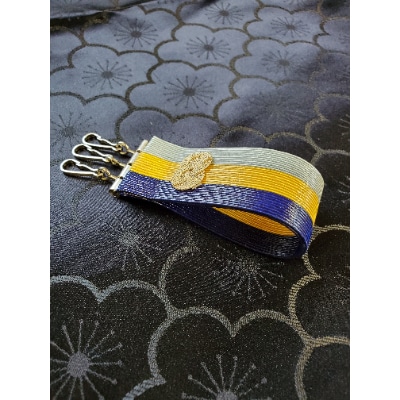 水引　三連キーホルダー(3line)【1234281】