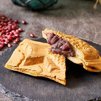 冷凍たい焼き 能登産大納言あずき・カスタード 計4個【配送不可地域：離島】【1685278】